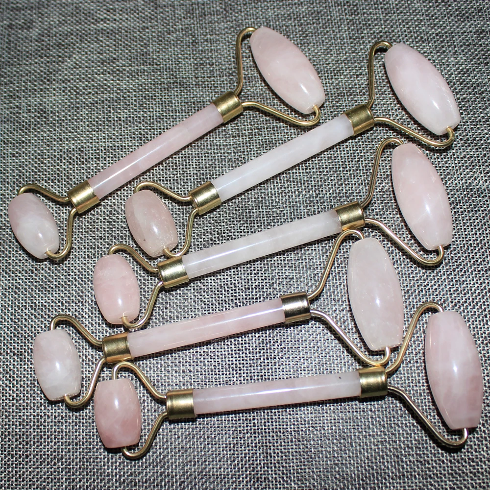 

1 piece Rose Quartz Roller Slimming Face Massage Facial Skin Care Gua Sha Scraping Tool Back Relax Body Massage & Relaxation