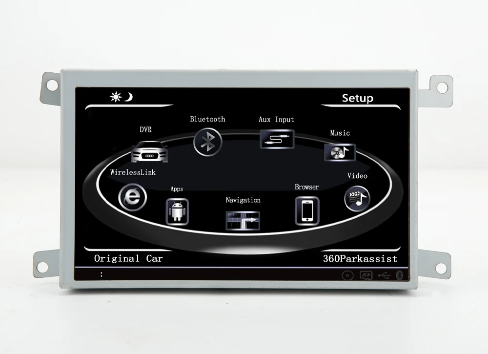 7 polegada 2G RAM Android 6.0 Carro Sistema de Navegação GPS Estéreo mídia Auto rádio DVD Player do carro para Audi A6 Para Audi Q7