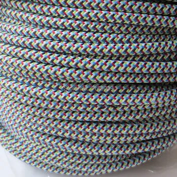 

10 meters 2 core 0.75mm2 fabric braided electrical wire for pendant lamp textile cable cloth covered wire