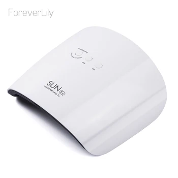 

Foreverlily 24W UV Lamp For Nail 30s/60s/99s Timer UV LED Lamp Ice Lamp For Drying Nail Polish UV LED Gel Builder Gel Nail Dryer