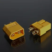 Free shipping 50 pcs bag XT60 Bullet plug connectors male and female for RC lipo battery