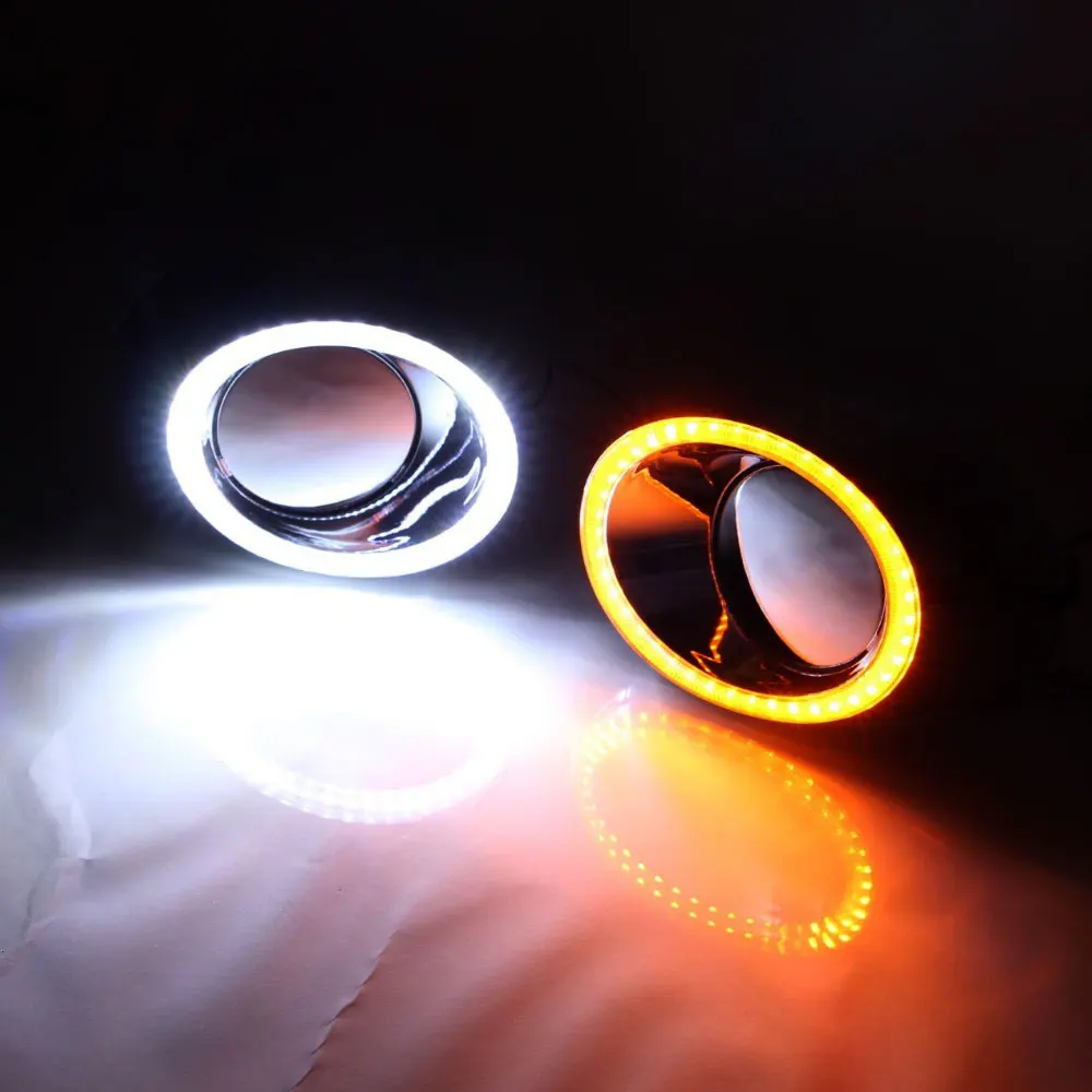 Daytime-Running-Light-DRL-for-Mitsubishi-Outlander-2013-2014-Left-Right-side-White-DRL-Yellow-Turning (3)