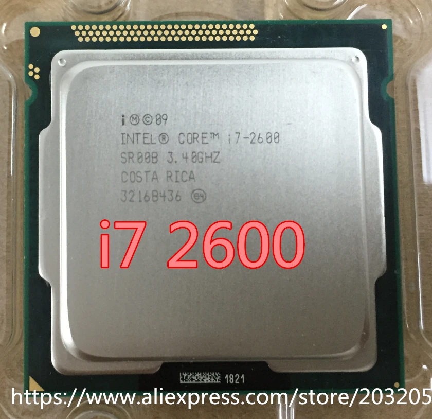 Процессор Intel Core i7-2600 i7 2600 8M cache 3,40 GHz cpu LGA 1155 I7 2600 может работать