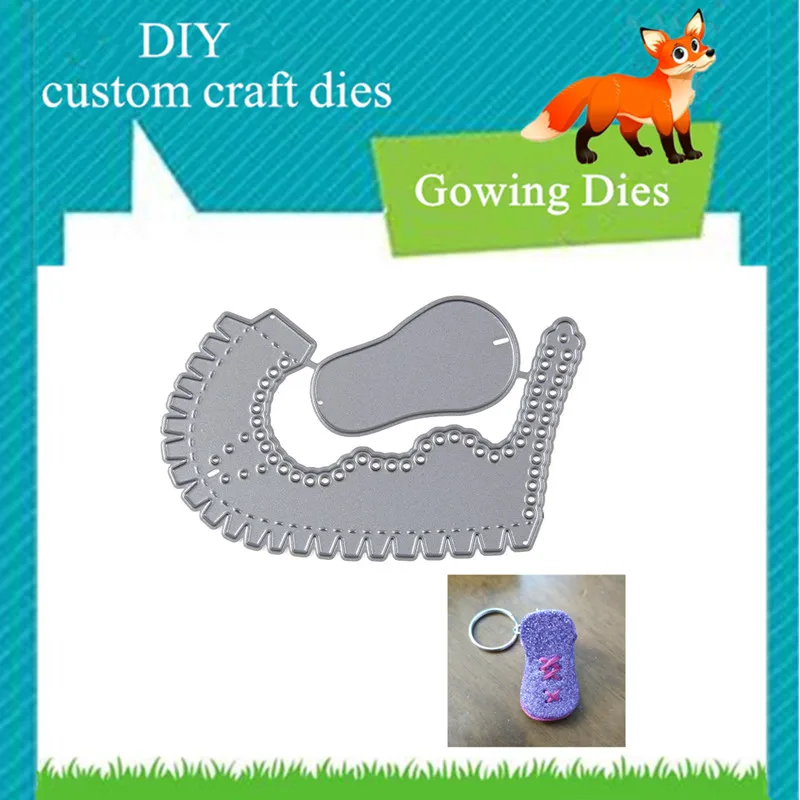 

Gowing 3D Girl Shoes Stitched Metal Steel Cutting Dies Stencil DIY Scrapbooking Paper Card Embossing Die Template