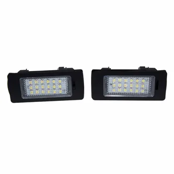 

License Number Plate Light For BMW E90 M3 E92 E70 E39 F30 E60 E93 E82 E88 F20 F21 2008-2014 18 LED Error Free Car Lamp Bulbs