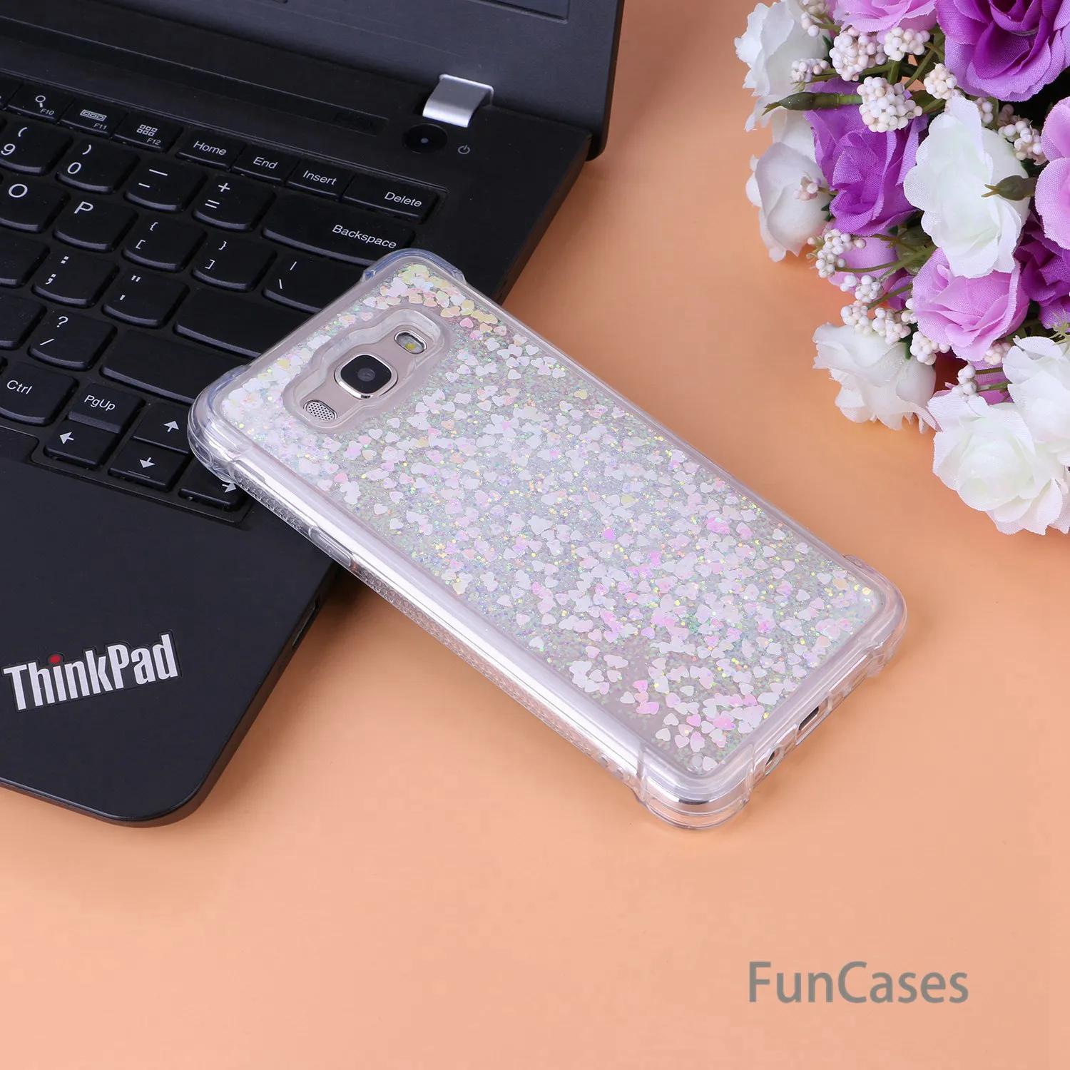 Течет чехол СПС Capinha samsung J510 Мягкий силиконовый для телефона мобильного Мрамор с