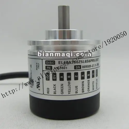 

ELtra meaning Seoul record EL40A360Z5L6S6PR5.EST rotary encoder solid shaft 6mm360 line