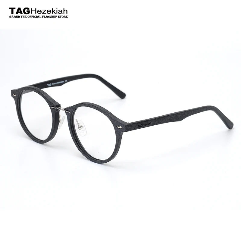 Tag hezekiah Фирменная Новинка модная рамка очки древесины высокого качества дизайнерские оправы для очков мужской женский oculos-де-грау