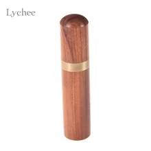 Lychee Life-soporte portátil de madera para palillos de dientes, caja de almacenamiento para palillos de dientes, decoración de mesa de comedor, artesanía, 1 unidad