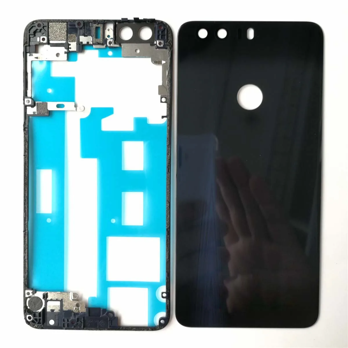 imágenes para Para Huawei Honor 8 Frontal Medio Bisel + Puerta Cubierta de la Batería Contraportada Caso de Vivienda de Reemplazo de Piezas de Repuesto imágenes para Para Huawei Honor 8 Frontal Medio Bisel + Puerta Cubierta de la Batería Contraportada Caso de Vivienda de Reemplazo de Piezas de Repuesto