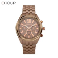 NOUVEAU!!! Mode Plein Acier Inoxydable Genève Montre Femmes Champagne Or Chic Mat Bracelet Montre Quartz Robe Montre Relojes