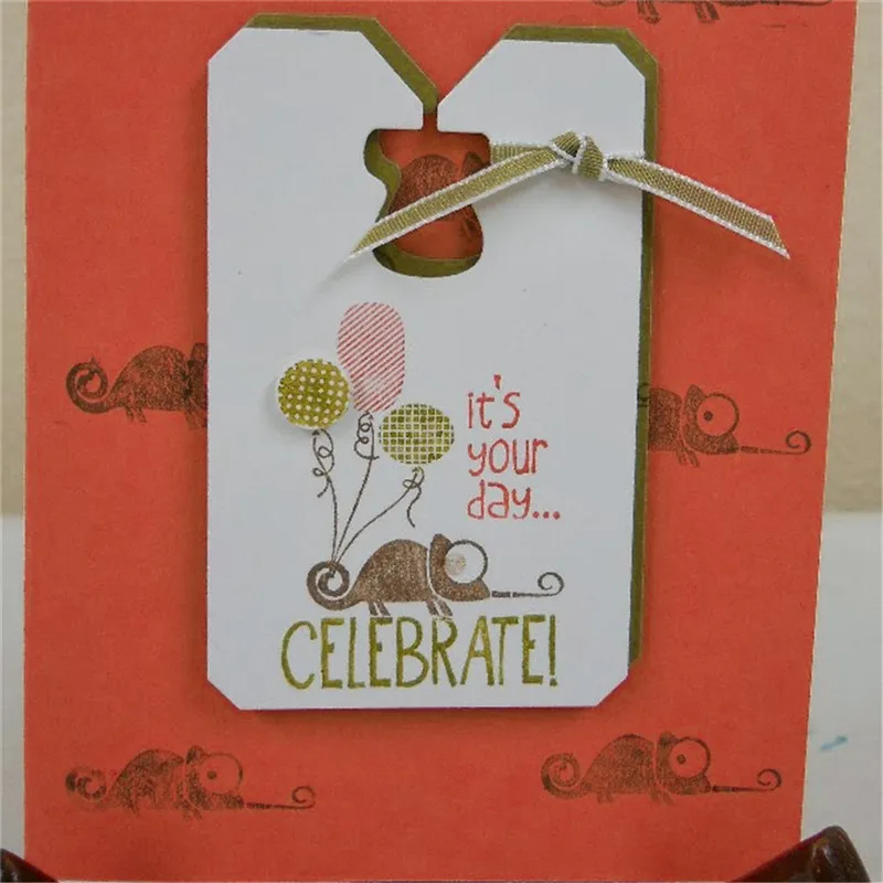 

InLoveArts 7Pcs/lot 14*14cm New Decorative Clear Stamps For Scrapbooking Card Album Stamping in the Mail for November