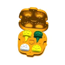 1PC 3D Pumpkin Silicone Ice Cube Tray Maker Cake Cocktail Whisky Freeze Mold For Halloween Party Bar