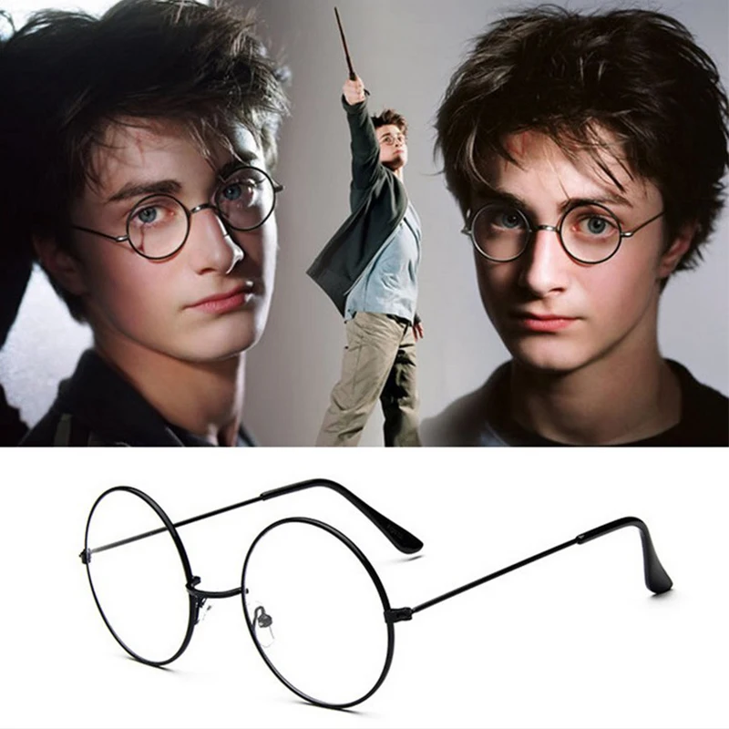 

Harry potter Round Glass Frame Metal Frame Clear Lens Round Spectacle Eye Glasses Women Men Optical Nerd Eyewear