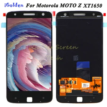 

2560*1440 For Motorola MOTO Z lcd Droid Edition XLTE XT1650 xt1650-03 LCD Display Touch Screen Digitizer Full Assembly + tools
