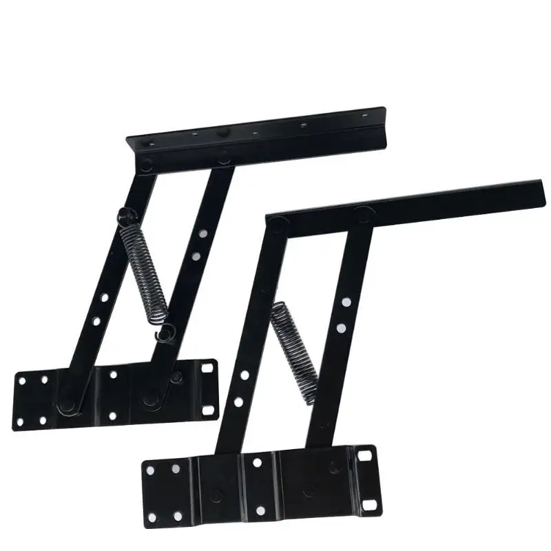 

2pcs Tea Table Hinges Multi-function Folding Spring Tea Table Hinge Furniture Hardware Lifting Rack Shelf for Coffee Table