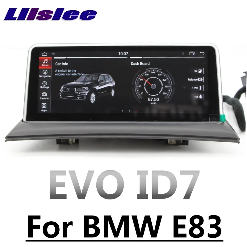 Discount LiisLee Car Multimedia For BMW X3 E83 2003~2010 EVO ID7 GPS Map 10.25"Android Audio Radio Stereo CarPlay Adapter Navigation NAVI 4