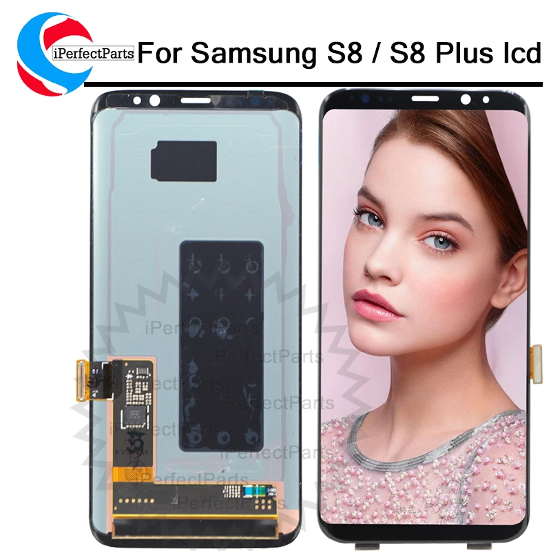 

AMOLED for SAMSUNG S8 G950 G950F LCD Display Touch Screen Digitizer Replacement for SAMSUNG S8 Plus LCD Screen G955 G955F