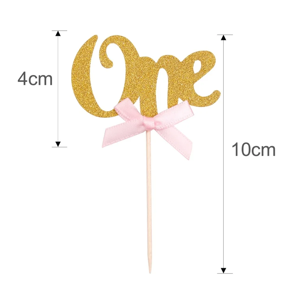 FENGRISE-First-Birthday-Cupcake-Toppers-Gold-Silver-Boy-Girl-Happy-1st-Birthday-Party-Decoration-I-AM (1)