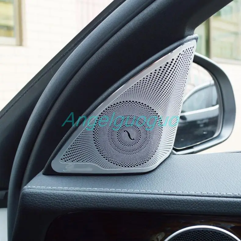 Car door Loudspeakers loud speaker cover Trim Cover For Mercedes benz 2015-2016  C lass W205  C180L C200L C260L