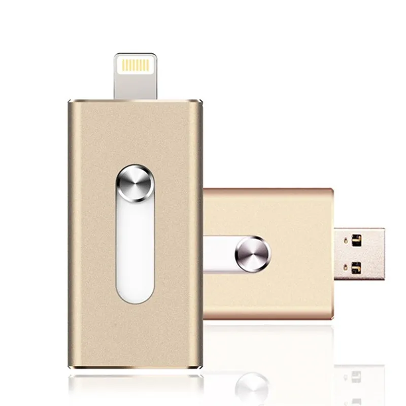 Richwell USB флэш-накопитель для iPhone X/8/7/7 Plus/6 Plus/6s/5/SE/ipad OTG флеш-накопитель HD флеш-накопитель 8 Гб оперативной памяти, 16 Гб встроенной памяти, 32 ГБ, 64 ГБ, 128 ГБ флеш-накопитель