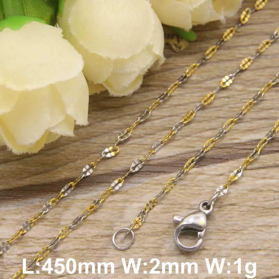 

Hot Selling Accessories Wholesale Stainless Steel Vintage Jewelry Fashion Chain Necklace NFHGBHAC