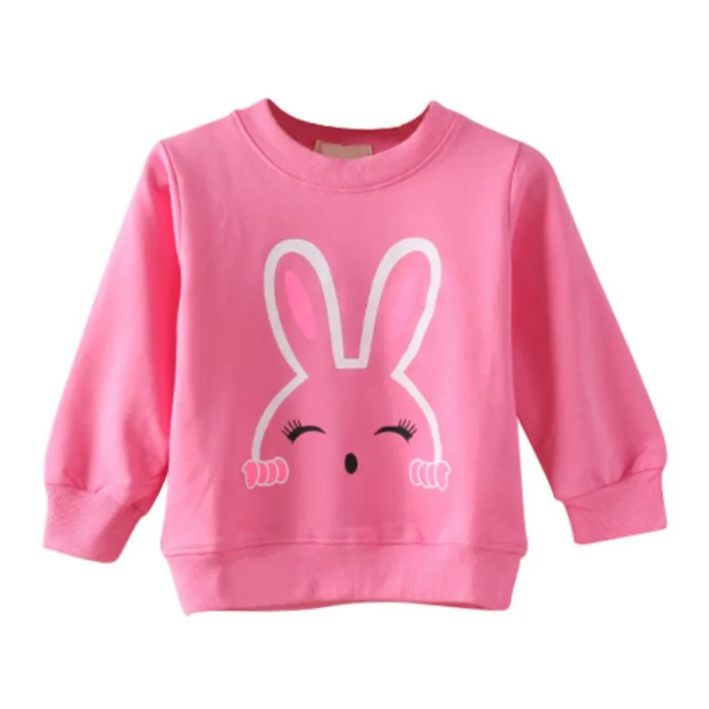 Toddler Boy Girl Baby O-Neck Sweatshirt Cartoon Animal Tops Sweat Shirts Clothes