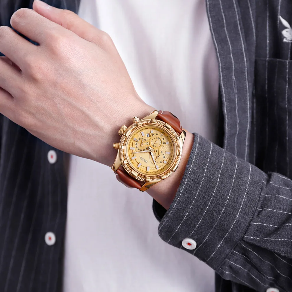 Новинка SKMEI модные спортивные часы мужские часы лучший бренд класса люкс водонепроницаемые часы с кожаным ремешком кварцевые наручные часы relogio masculino