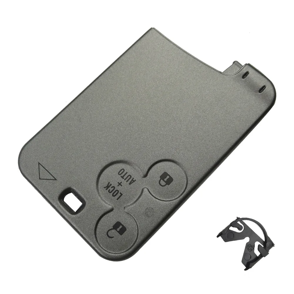 OkeyTech 3 Button Blank Remote Control Car Key Card Case Shell Cover For Renault Laguna Megane Modus Clio 2 Kangoo Logan Sandero