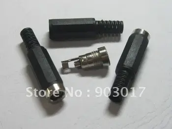 

5.5x2.1mm DC Power Female Jack Connector Adaptor Plastic Handle 100pcs Per Lot