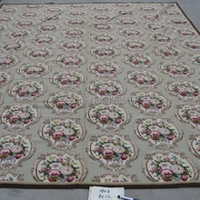 9'x12 ручной работы кружево шерстяные ковры с цветами дизайн, хорошее качество по DHL 5 дней, чтобы ваши руки