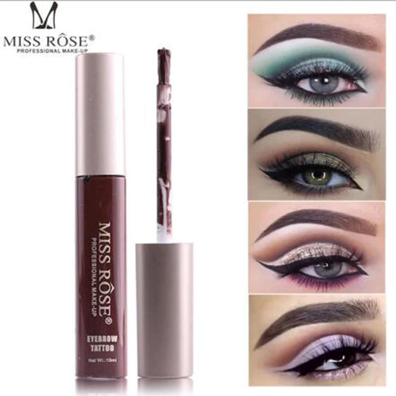 

MISS ROSE eyebrow dyeing cream square tube cap brow line Yakin lasting liquid natural looking