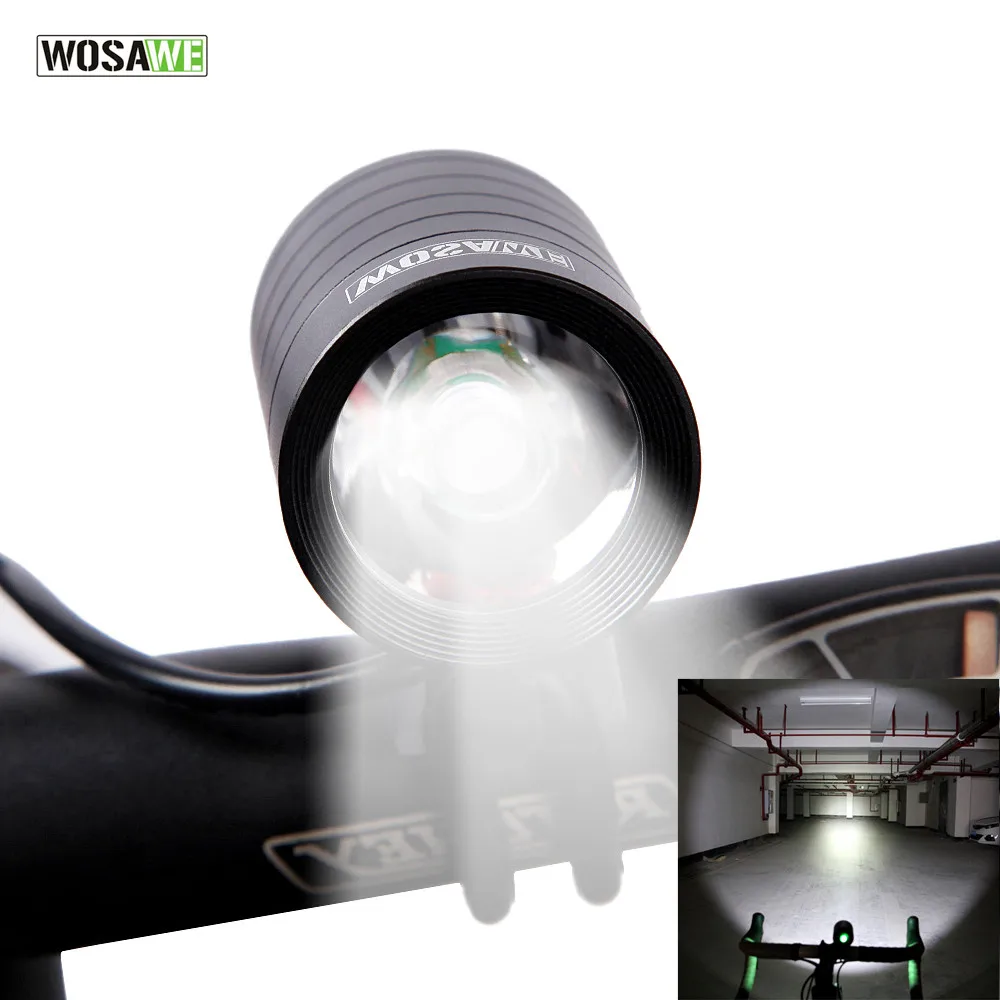 Acessórios da Bicicleta Luz da Bicicleta t6 à Prova Wosawe Lumen Lâmpada Cree Dwaterproof Água Ciclismo Luz Frontal Lanterna & Porta Usb 1200