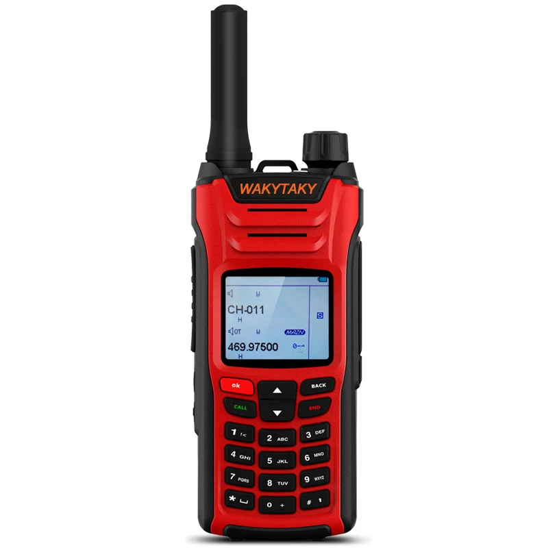 Wakytaky Walkie talkie 10 км 8 Вт 136 520 мГц Пять Полос ручной двухстороннее радиолюбителей