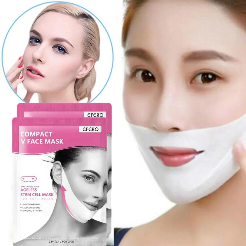 

Women Hanger Ear Mask Cheek Face Mask V Face Lifting Slimming Smooth Wrinkles Cream V Shaped Face Neck Lift Up Peel-off Masks