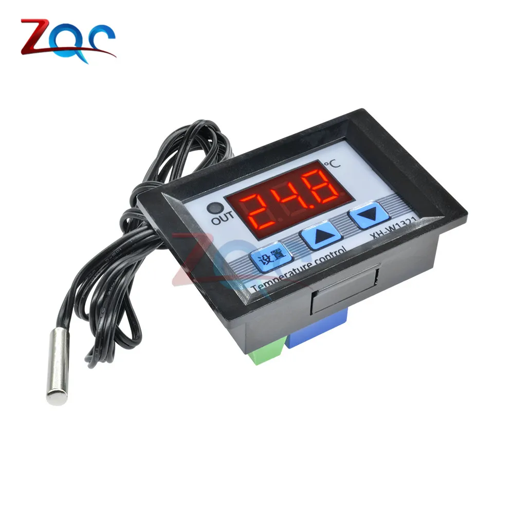 XH W1321 DC 12V 10A LED Digital регулятор температуры термостата контрольный переключатель