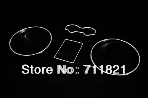 

Chrome Dashboard Gauge Ring Set For VW Golf Jetta Bora MK4 / Eurovan T4 (Long Nose models 97-03) / Passat B5 (97-01)