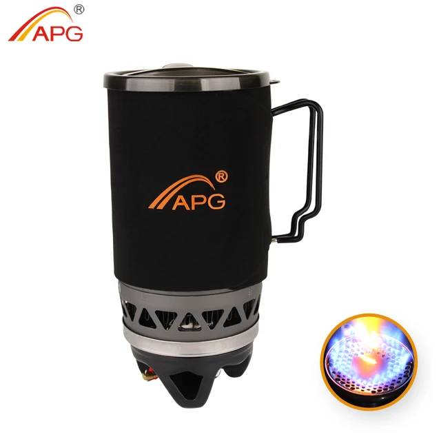 APG 1400ml camping gas stove fires cooking System and portable gas burners