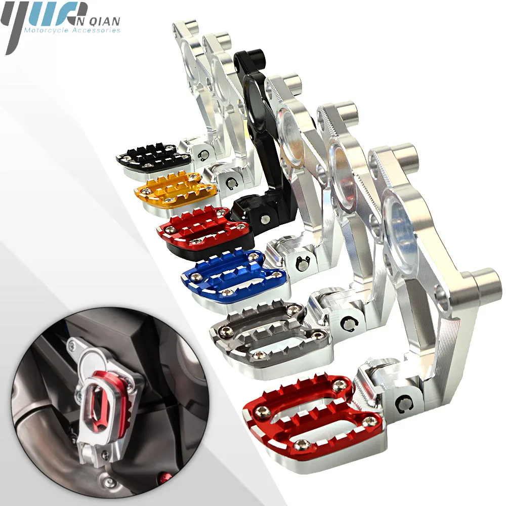 

For HONDA Motorcycle MOTO Folding Rear Foot Pegs Footrest Passenger Rear foot Sets FOR X-ADV 750 XADV 2017 2018 CNC Aluminum
