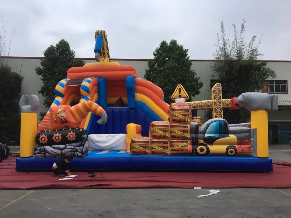 

Factory price inflatable slide castle for kids, inflatable bouncy castle for sale