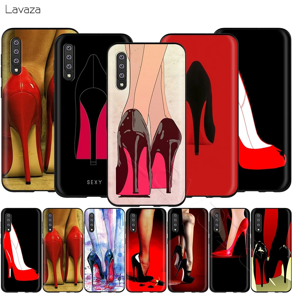 Lavaza Red Sole Heels Case for Samsung Galaxy S6 S7 Edge J6 S8 S9 S10 Plus A3 A5 A6 A7 A8 A9 Note 8 9 |