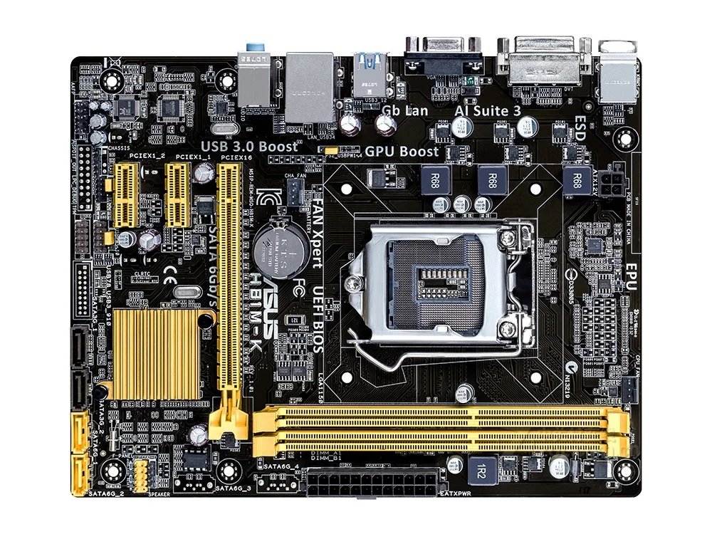 

original motherboard ASUS H81M-K DDR3 LGA 1150 USB2.0 USB3.0 for I3 I5 I7 CPU 16GB H81 Desktop motherboard Free shipping