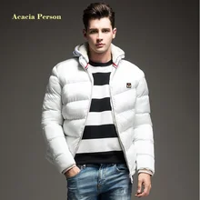 2017 Men s Jacket Solid Colors Autumn And Winter Jacket Men Hooded Thick Clothing Male Casual