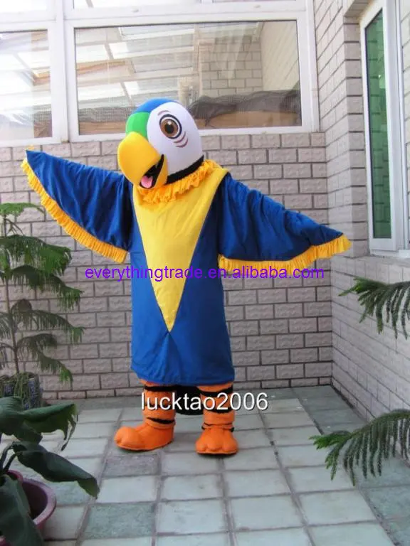 New arrival 2017 Cartoon Character cute blue bird Mascot Costume fancy ...