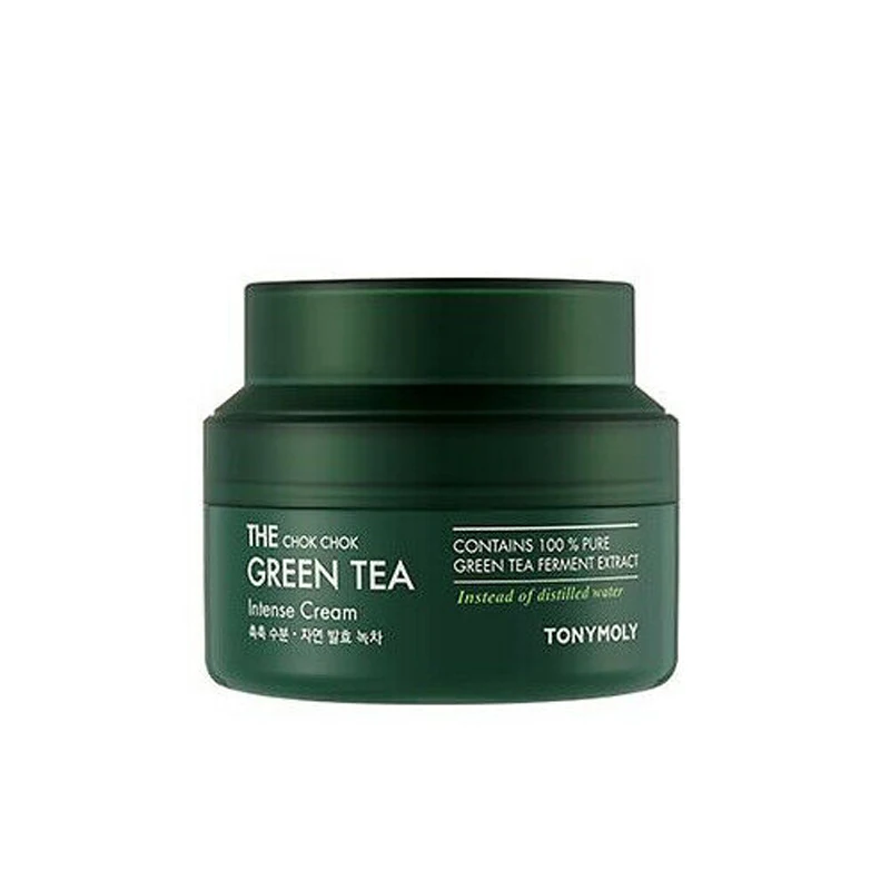 

Korea Cosmetics THE Chok Chok Green Tea Cream 60ml Intense Hydrating Cream Face Skin Care Anti Aging Facial Whitening Gel Cream
