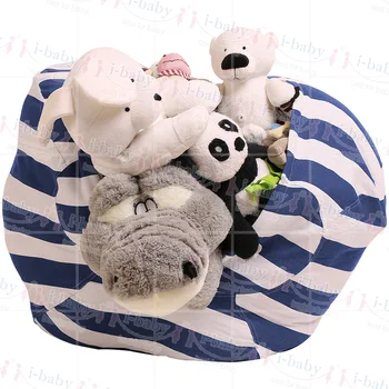 

i-baby Storage Bean Bag Kids Organizer Made of Enhanced Cotton Canvas Perimeter 303cm 120"