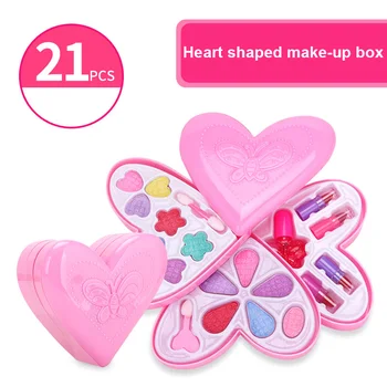 

Kids Girl Makeup Set Eco-friendly Cosmetic Pretend Play Kit Princess Toy Gift FJ88