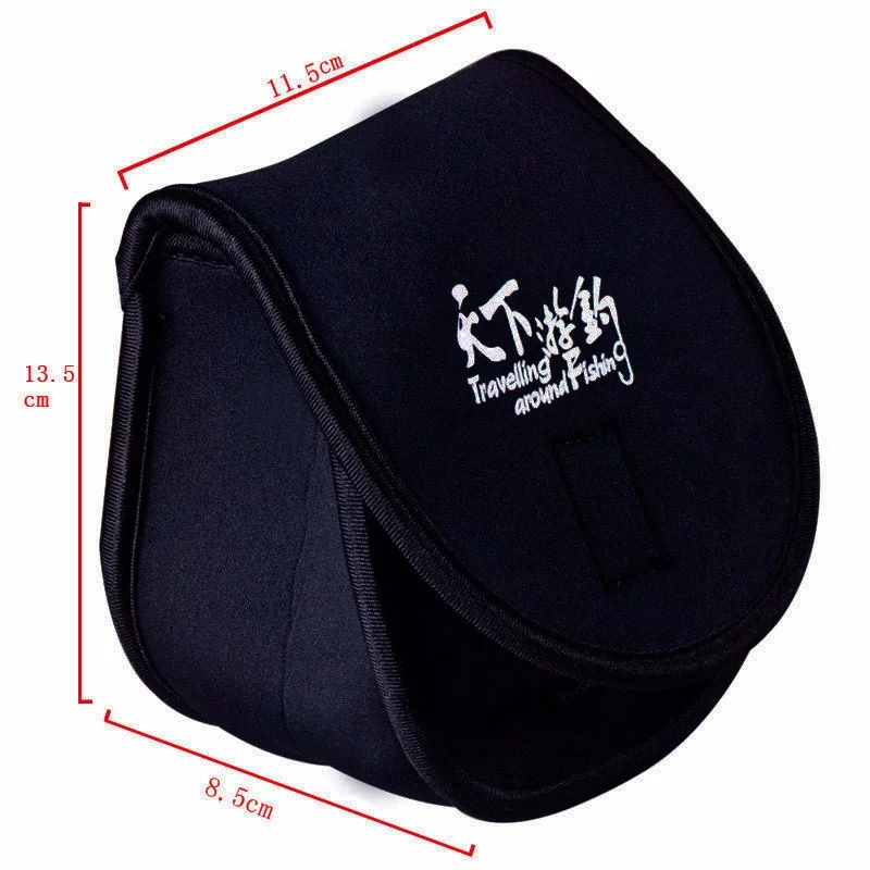  Fishing Reel Bag 11.5*13.5*8.5cm Neoprene Protective Cover Case for Spinning Coil Carp Fishing Acce - 32640558817