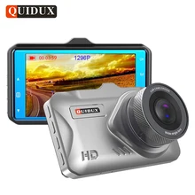 QUIDUX 3 «ips Видеорегистраторы для автомобилей Super HD 1296 P видео Регистраторы ADAS Ночное видение Full HD 1080 P тире Камера 170 градусов autoregistrator