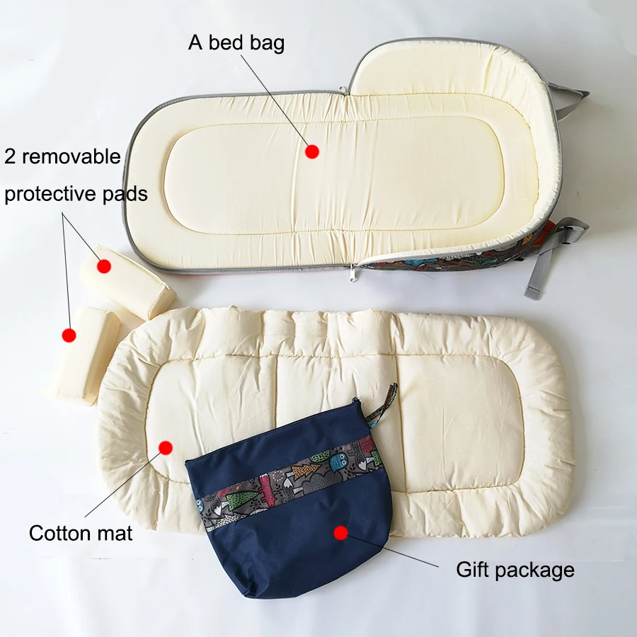Baby crib multi-function bed foldable detachable mummy bag newborn portable baby bed Baby Nest Bed Travel Bed ForInfant Kids
